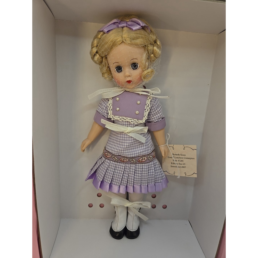 RARE LIMITED NIB Madame Alexander MADCC Butterfly Kisses 47285 COA 24/65 Org Box